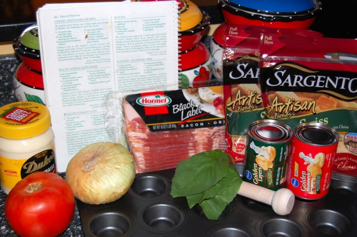 Bacon Tomato Cup ingredients