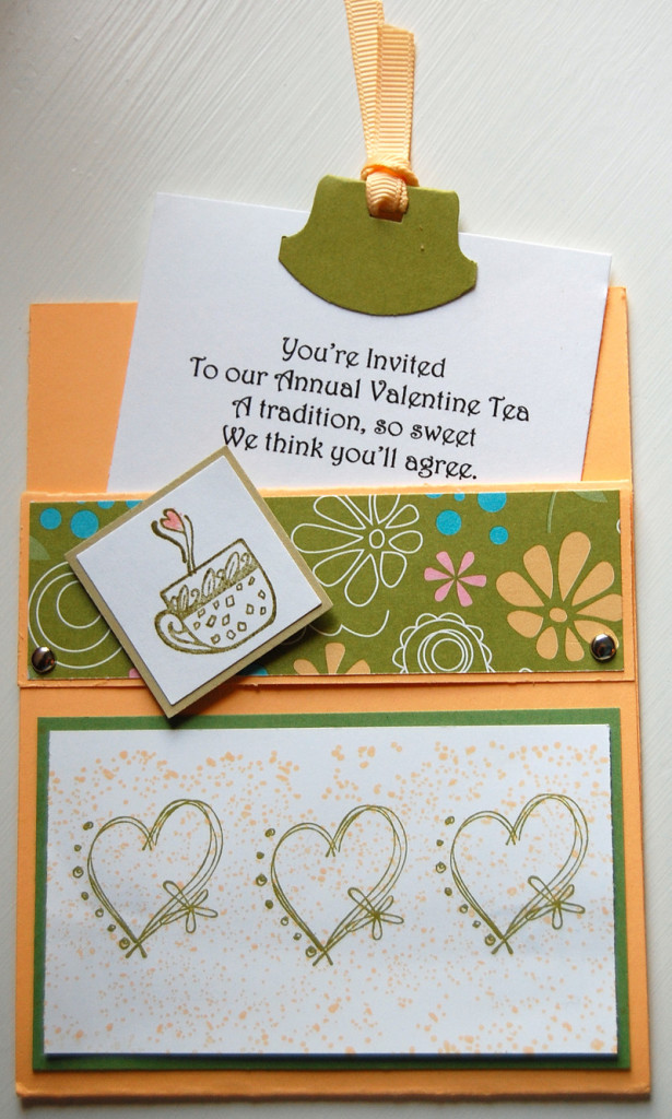 Cute Valentine Tea Party Invitation