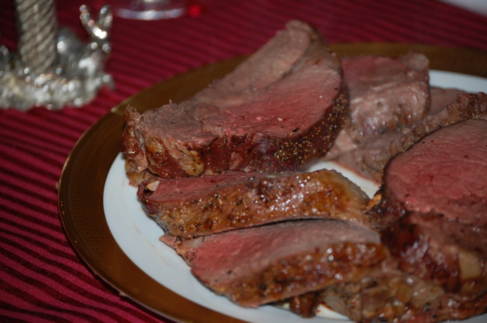 Medium Rare Beef Tenderloin