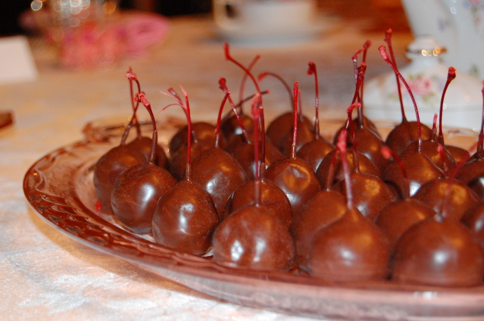 Chocolate covered cherries