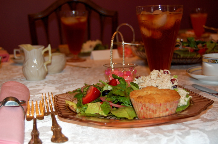Valentine Tea Party menu
