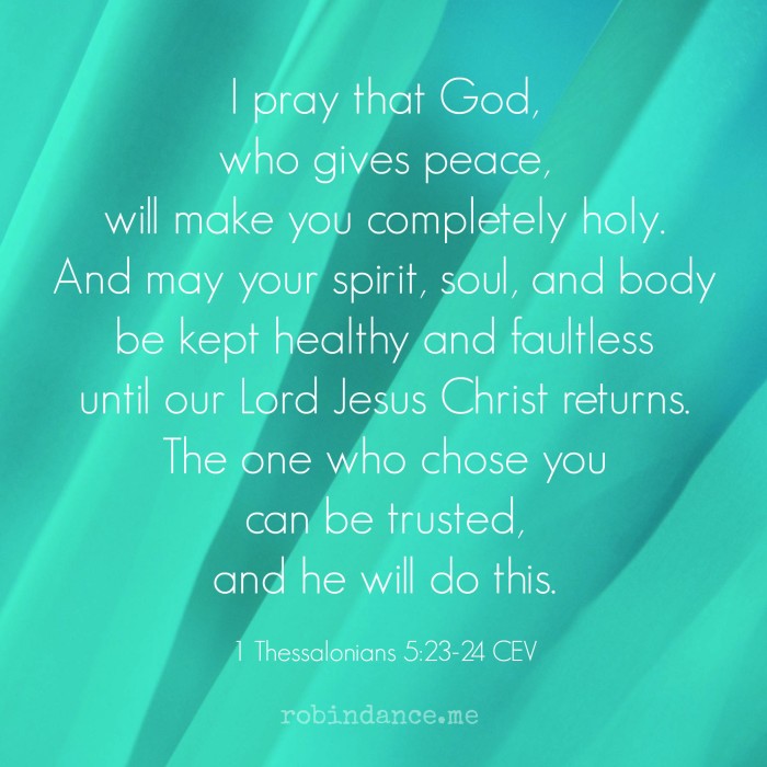 1 Thessalonians 523-23