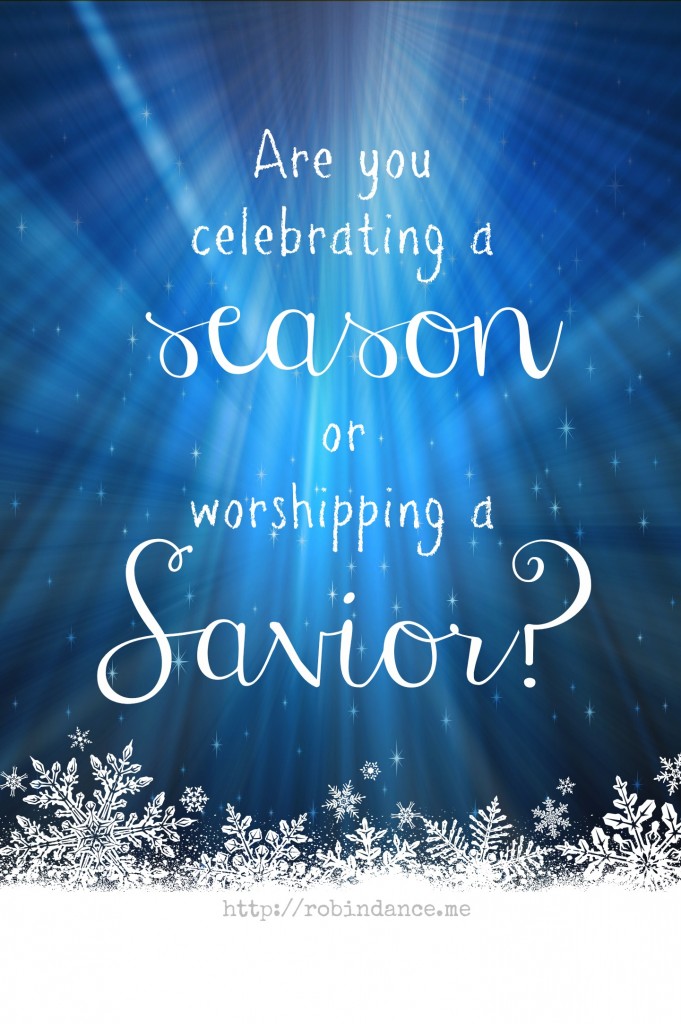 Great quote asking why we celebrate Christmas