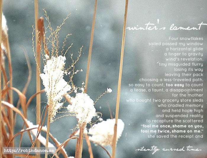 On Winter and Motherhood