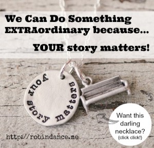 Your Story Matters Necklace - We Can Do Something Extraordinary Lyrics