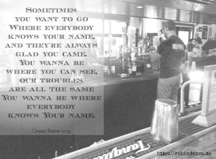 Bar - Cheers Theme Song graphic