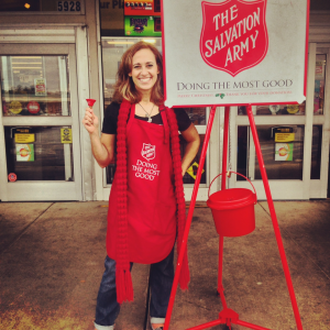Ringing Salvation Army Bell