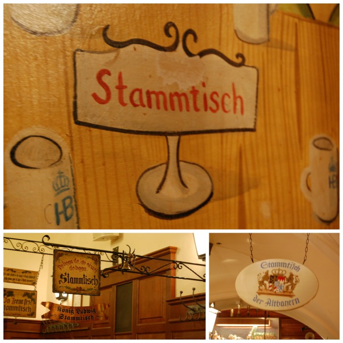 The German tradition of Stammtisch at the Hofbräuhaus in Munich