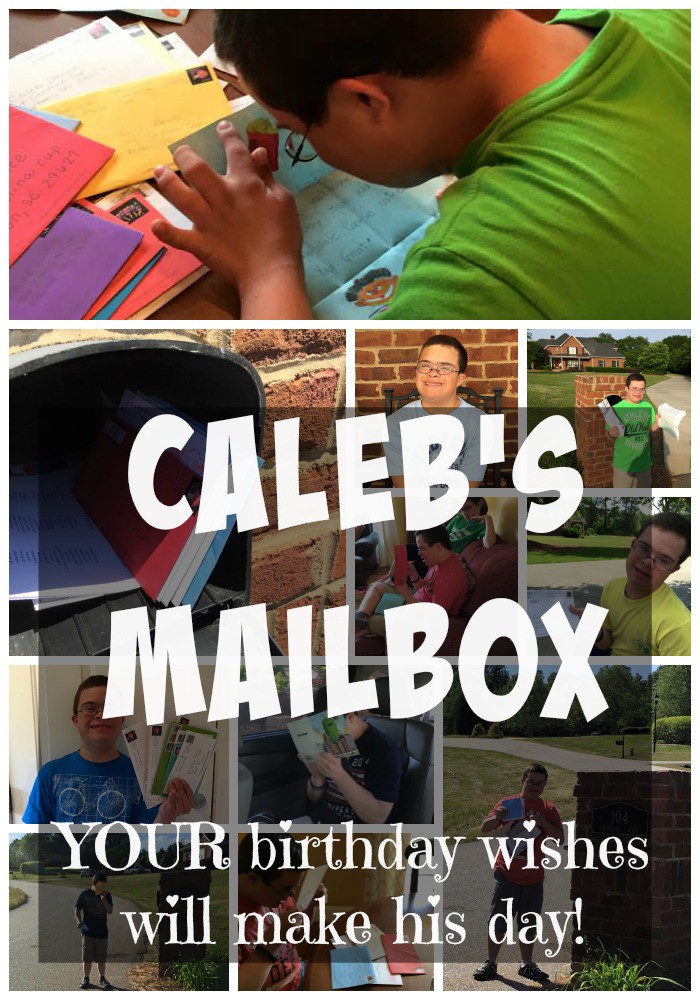 Caleb's Mailbox Collage