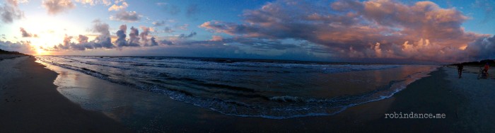 East to West at Sunrise on Hilton Head Island
