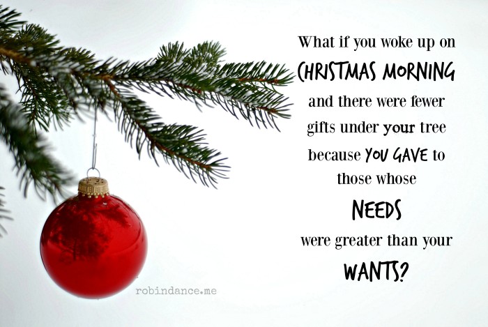 Better to give than to receive