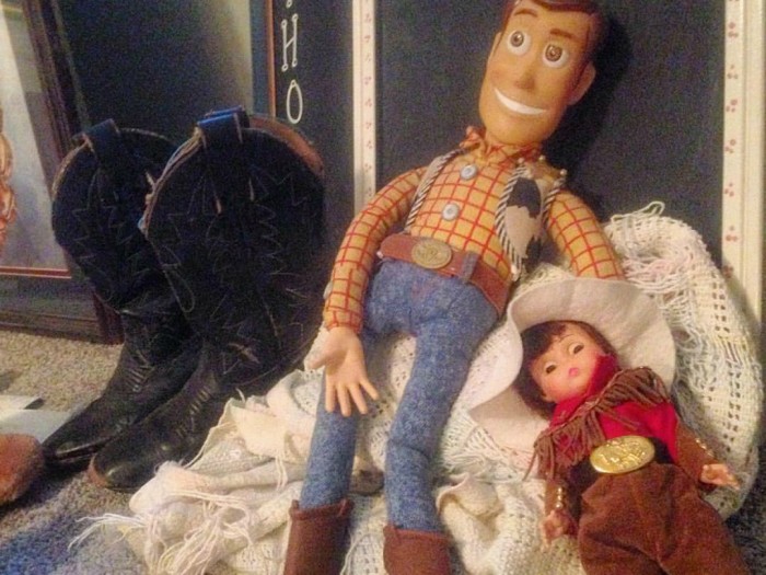 WoodyCowboy BootsBaby Blanket