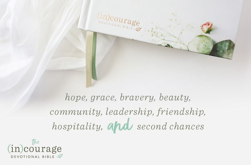 Preorder Your (in)courage Devotional Bible & Receive A Free Leather Journal!